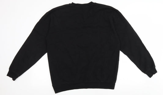 Primark Mens Black Polyester Pullover Sweatshirt Size S - FP