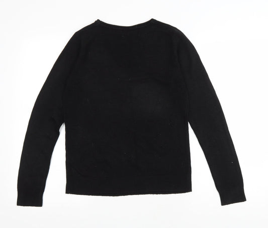 Womens UK Size 8 Atmosphere Black Pullover Jumper