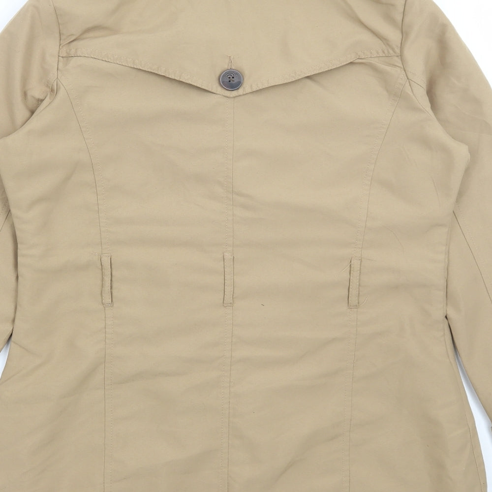 Womens UK Size 10 Brave Soul Brown Pea Coat