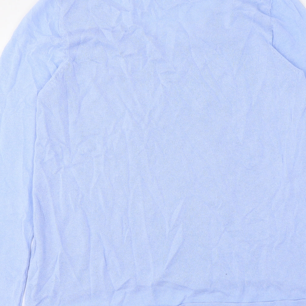 Womens UK Size 8 Marks and Spencer Blue Pullover Jumper