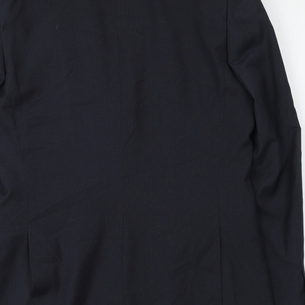Mens UK Size M Burton Regular Blue Suit Jacket