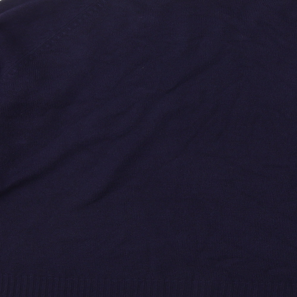Womens UK Size L Sarah Hamilton Blue Pullover Jumper