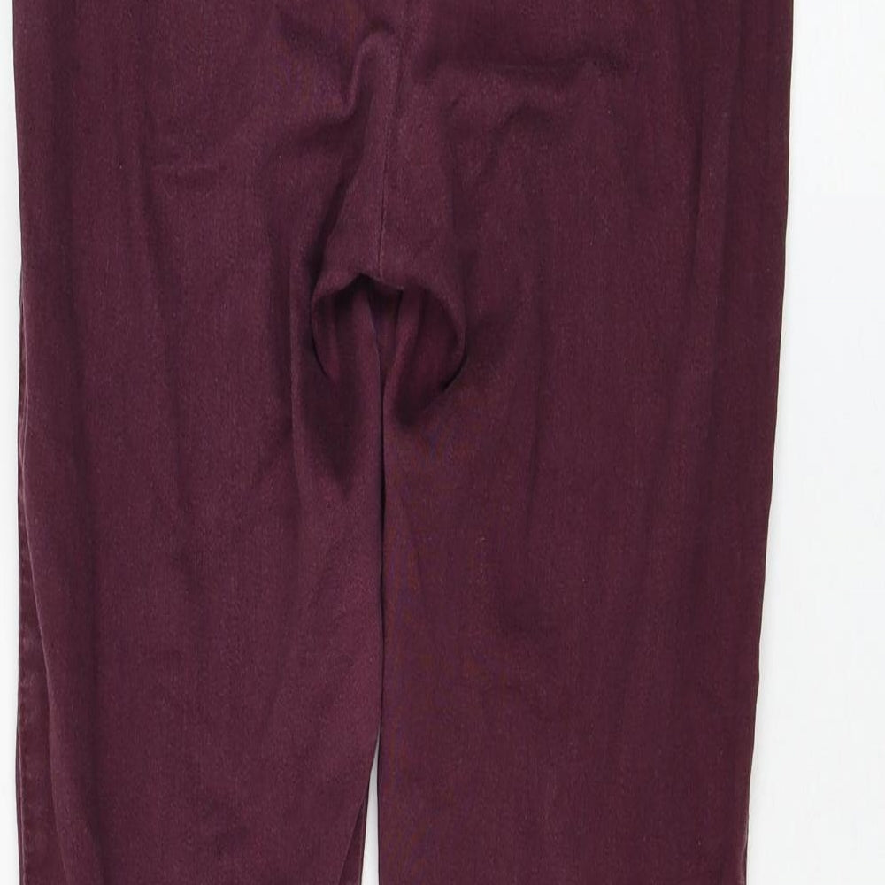 Womens UK Size 10 H&M Regular Fit Skinny Purple Jeans