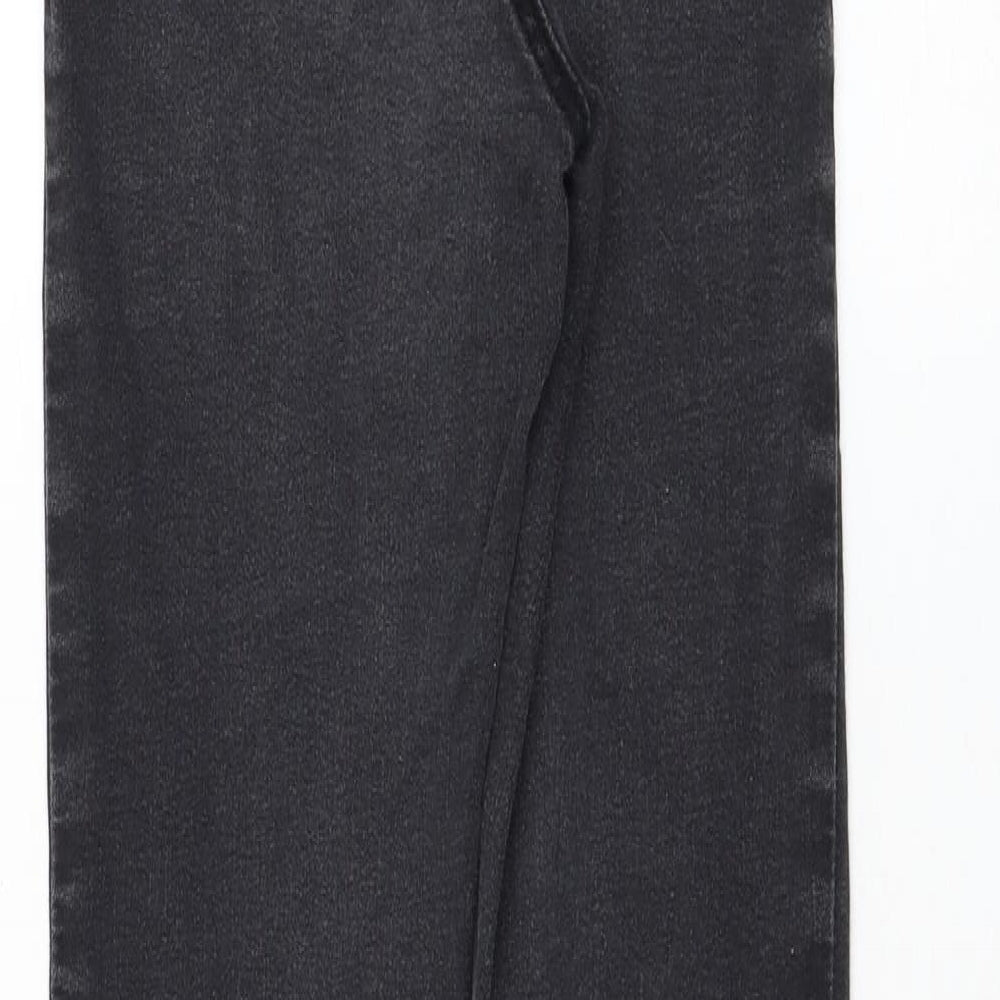 Primark Womens Black Cotton Skinny Jeans Size 8 L28 in Regular Zip