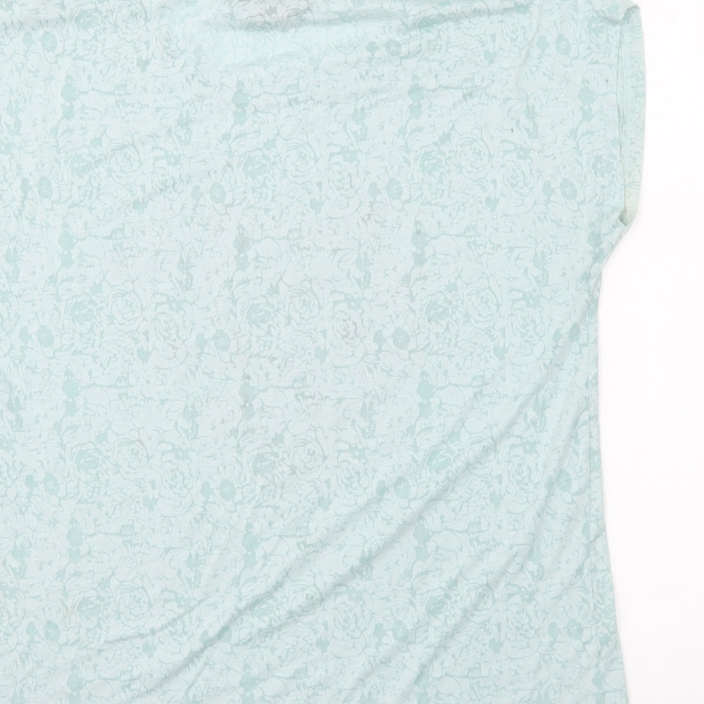 Originals Womens Blue Polyester Basic T-Shirt Size 16 Round Neck - Butterflies