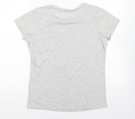 George Womens Grey Polyester Basic T-Shirt Size S Round Neck - Pudsey Bear