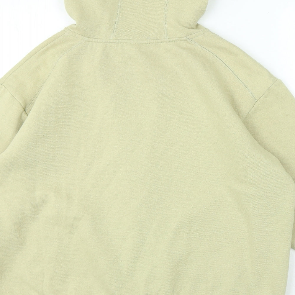 Trademark of Quality Womens Green Round Neck Polyester Full Zip Jumper Size 16
