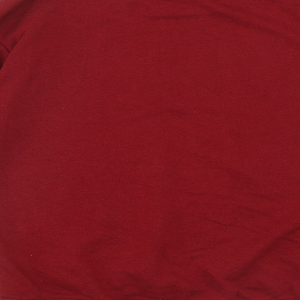 H&M Boys Red Cotton Pullover Sweatshirt Size 10 Years Pullover - Tignes