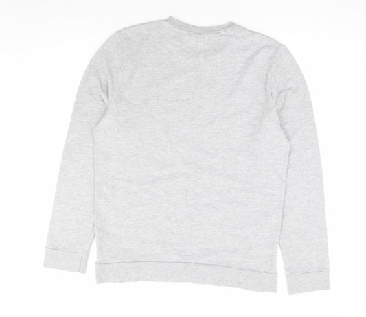 Mens UK Size M Topman Grey Pullover Sweatshirt