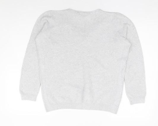 Womens UK Size 12 Dorothy Perkins Grey Pullover Jumper