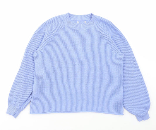 Womens UK Size M Matalan Blue Pullover Jumper