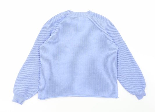 Womens UK Size M Matalan Blue Pullover Jumper