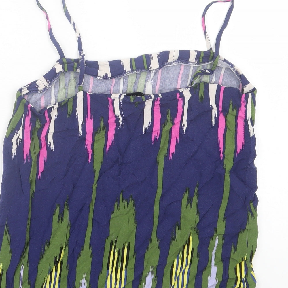 Womens UK Size 8 Warehouse Multicoloured Camisole Tank