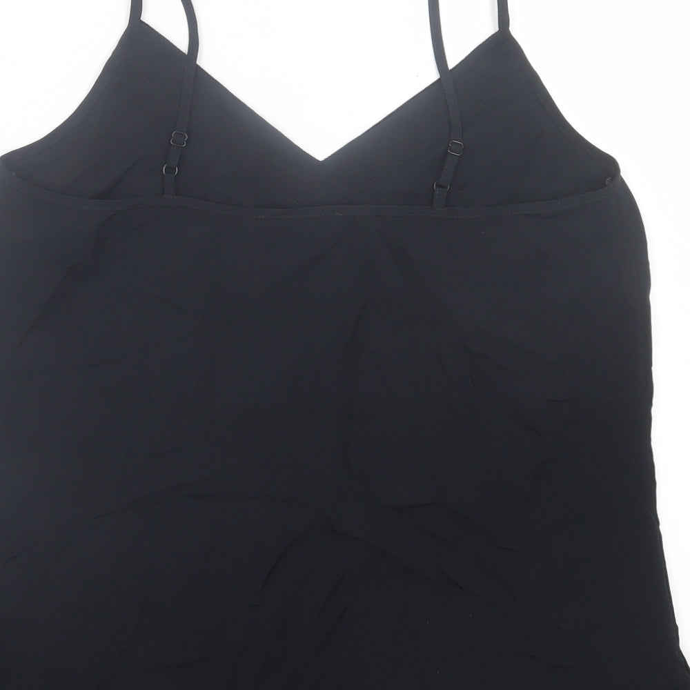Womens UK Size 12 Marks and Spencer Black Basic Tank