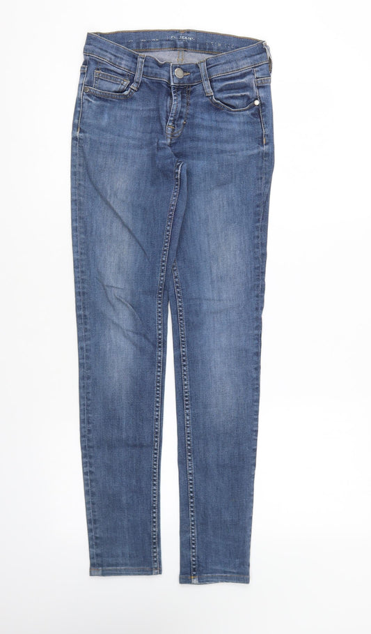 Womens UK Size 6 FC Jeans Regular Fit Skinny Blue Jeans