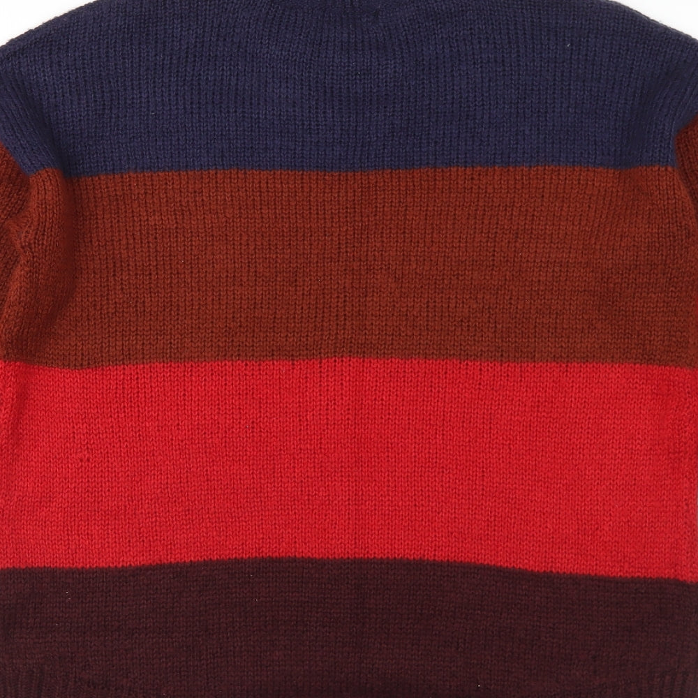 Womens UK Size S New Look Multicoloured Pullover Jumper