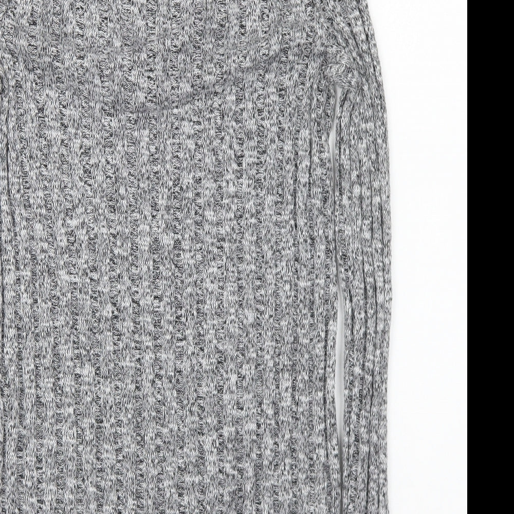 Womens UK Size 8 Topshop Grey Pullover Jumper