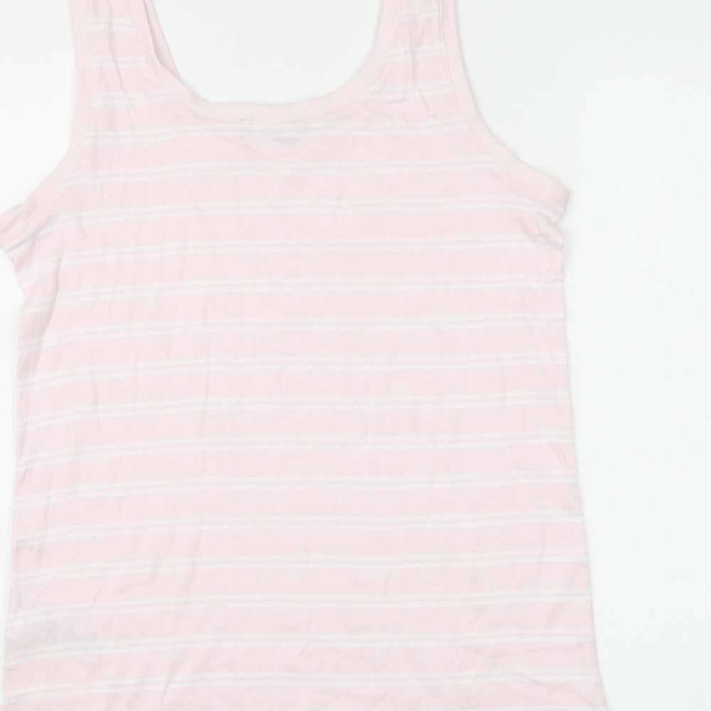 Womens UK Size 16 Marks and Spencer Pink Basic Tank