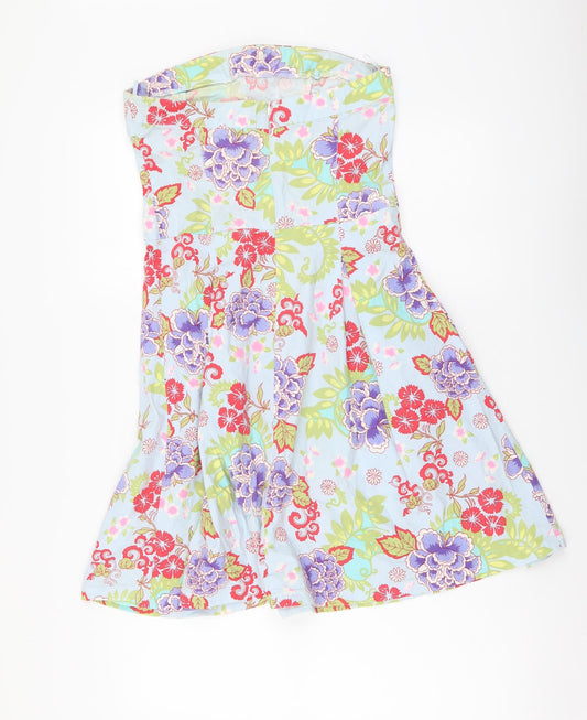 NAF NAF Womens Multicoloured Floral Polyester A-Line Size S Off the Shoulder Pullover