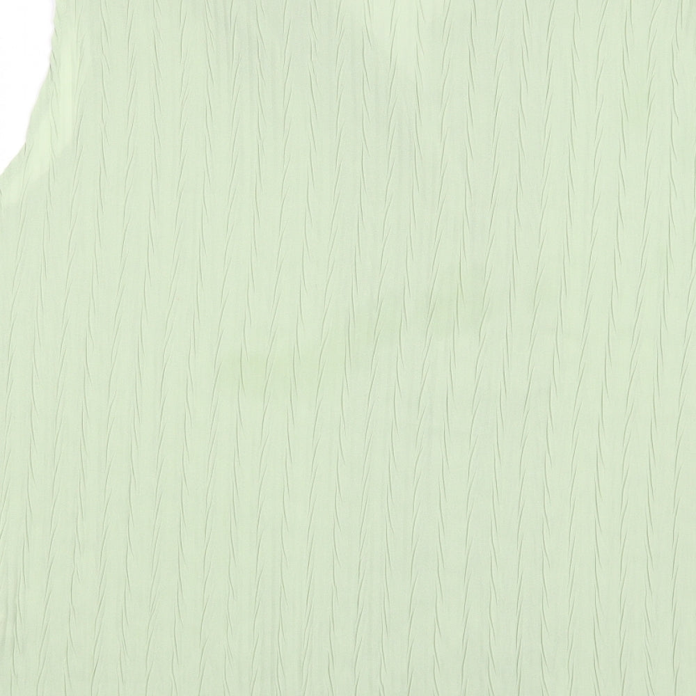 Womens UK Size L Bonmarché Green Basic Button-Up