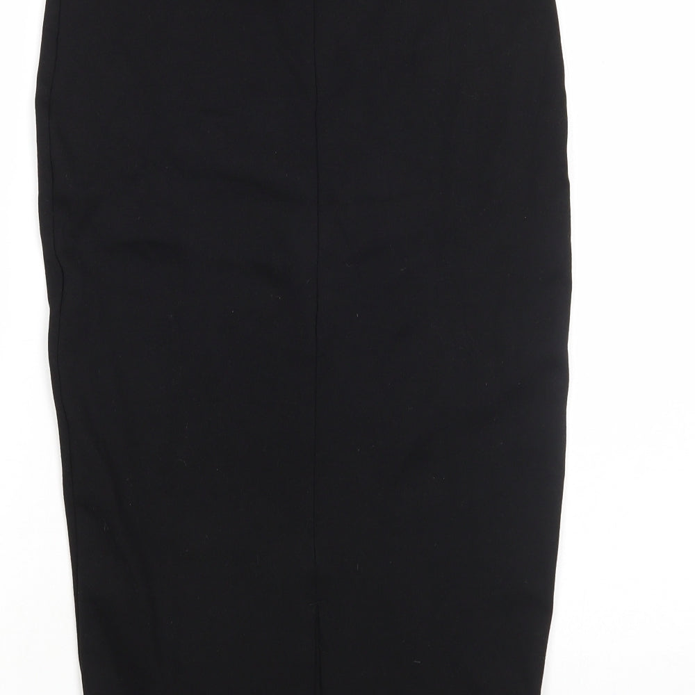 George Womens Black Viscose Straight & Pencil Skirt Size 10
