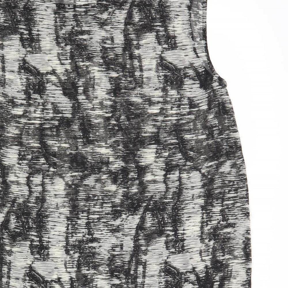 Womens UK Size L VILA Grey Basic Blouse