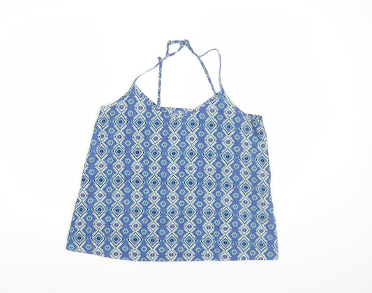 Womens UK Size M Hollister Blue Camisole Blouse