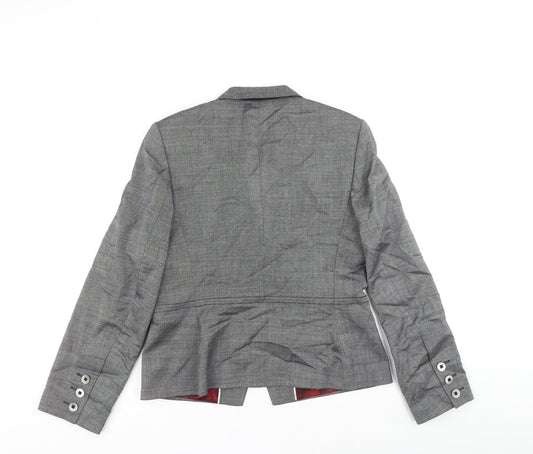 Marks and Spencer Womens Grey Viscose Jacket Blazer Size 12