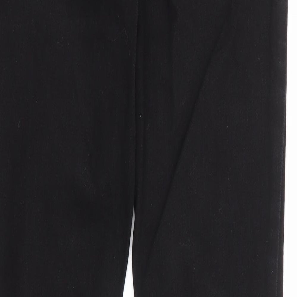 Topshop Womens Black Cotton Skinny Jeans Size 24 in L29 in Regular Zip