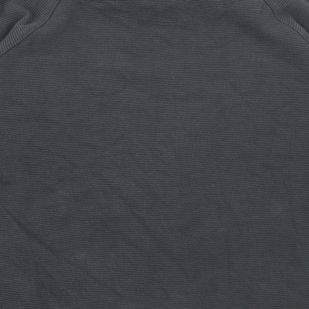 Next Boys Blue Cotton Pullover Sweatshirt Size 10 Years Pullover - Ribbed