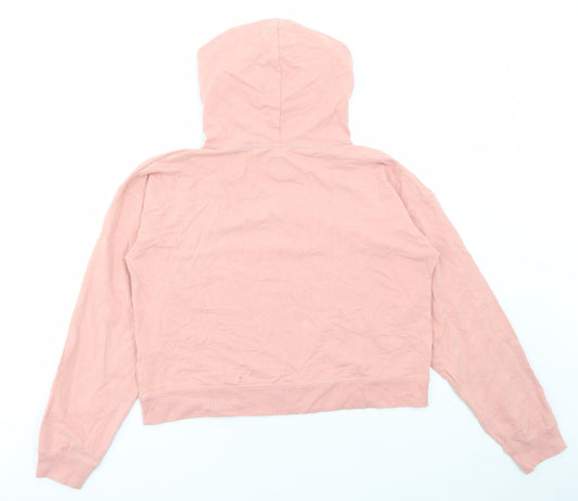 Womens UK Size 12 Jack Wills Pink Pullover Hoodie