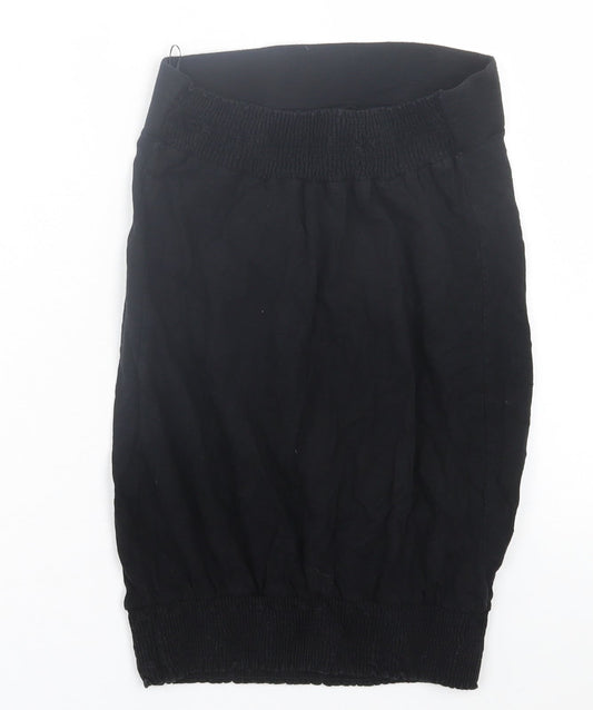 Womens UK Size 10 NEXT Black Basic Blouse