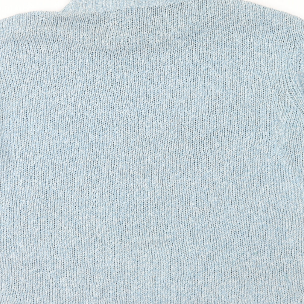 Womens UK Size M Marks and Spencer Blue Pullover Jumper