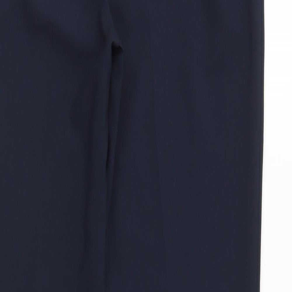 Womens UK Size 10 Marks and Spencer Regular Fit Blue Trousers