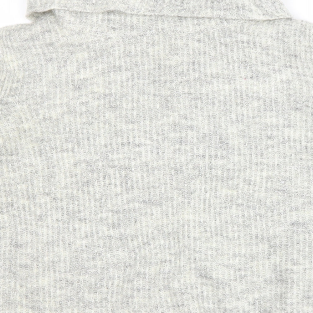 Womens UK Size M New Look Grey Pullover Jumper