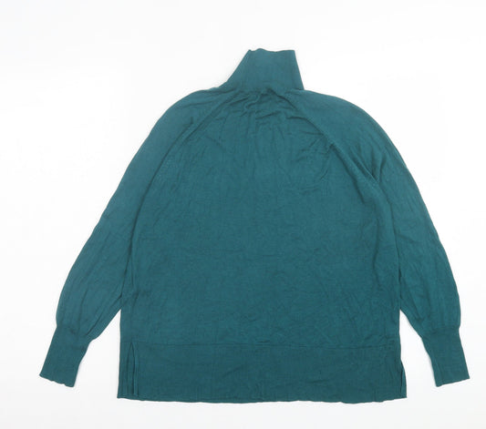 Womens UK Size S Zara Green Pullover Jumper