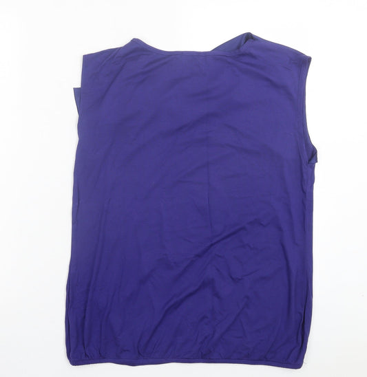 Womens UK Size 16 et Vous Purple Basic Tank