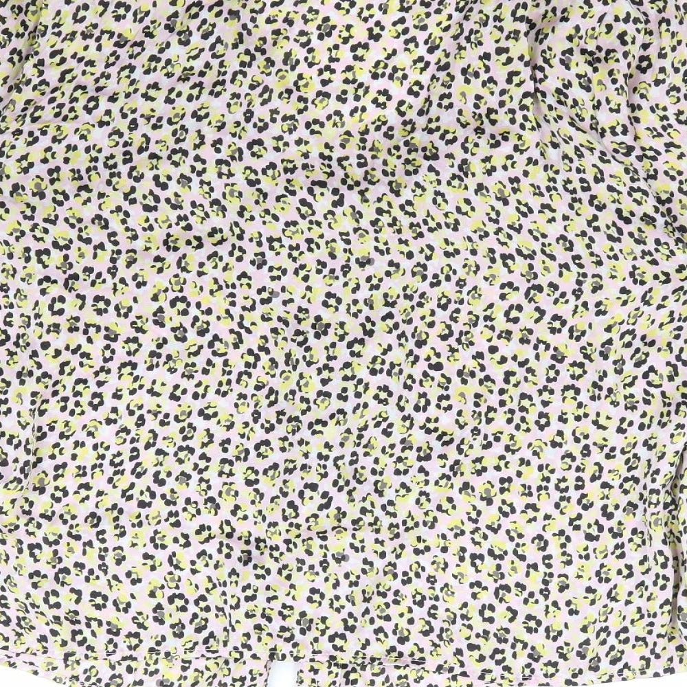 Womens UK Size 10 Topshop Multicoloured Basic Blouse