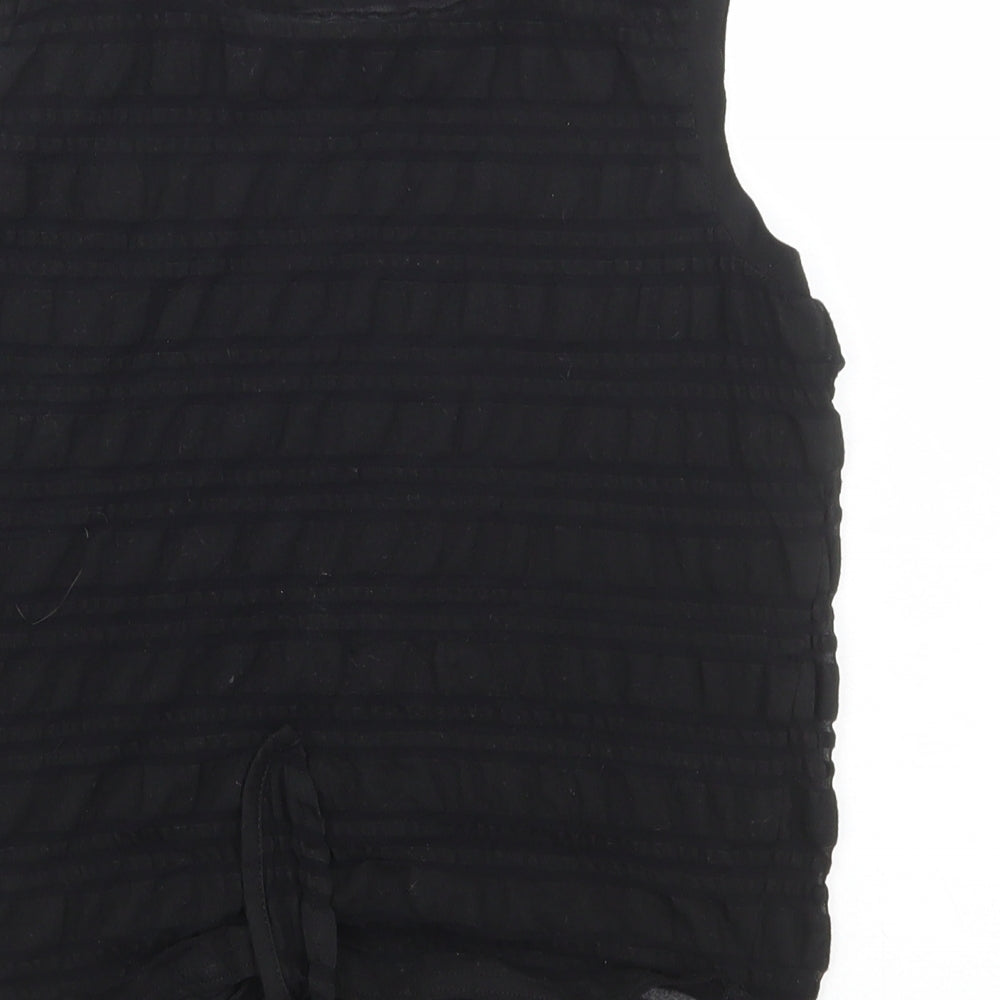 Womens UK Size 14 Limited Collection Black Basic Tank