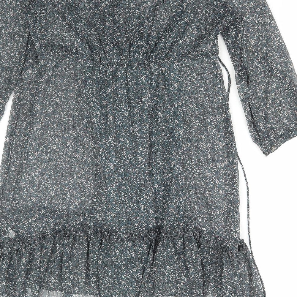 Womens UK Size 12 Marks and Spencer Green Basic Blouse