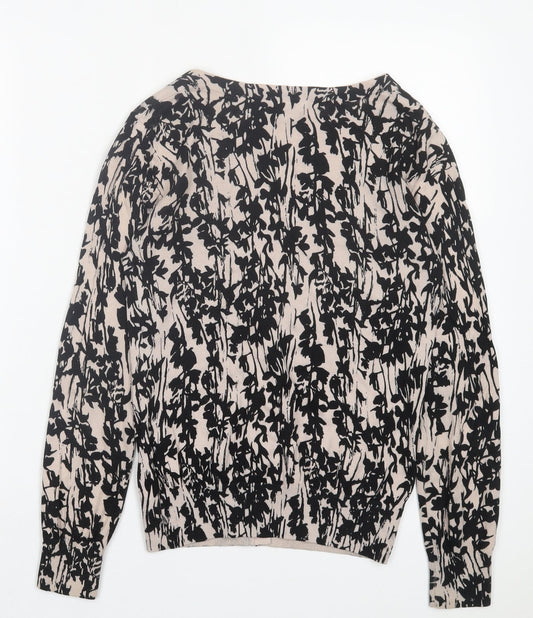 Womens UK Size XS H&M Black Cardigan Jumper