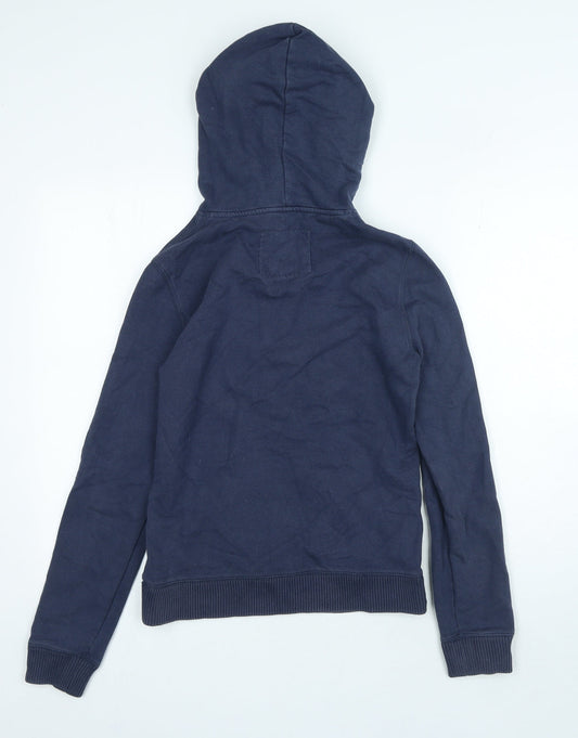 Womens UK Size 8 Jack Wills Blue Pullover Hoodie