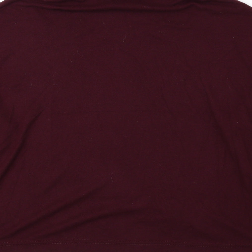 Womens UK Size S New Look Red Pullover Jumper