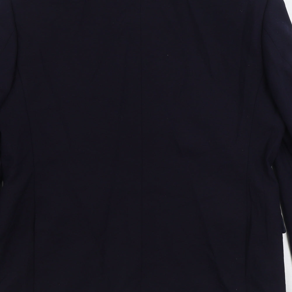 Mens UK Size 40 Marks and Spencer Regular Blue Suit Jacket