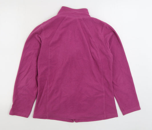Avenue Womens Pink Jacket Size S Zip