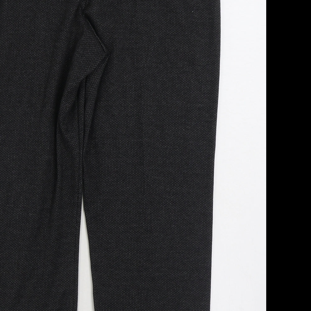 Bonmarché Womens Grey Polyester Trousers Size 18 L25 in Regular
