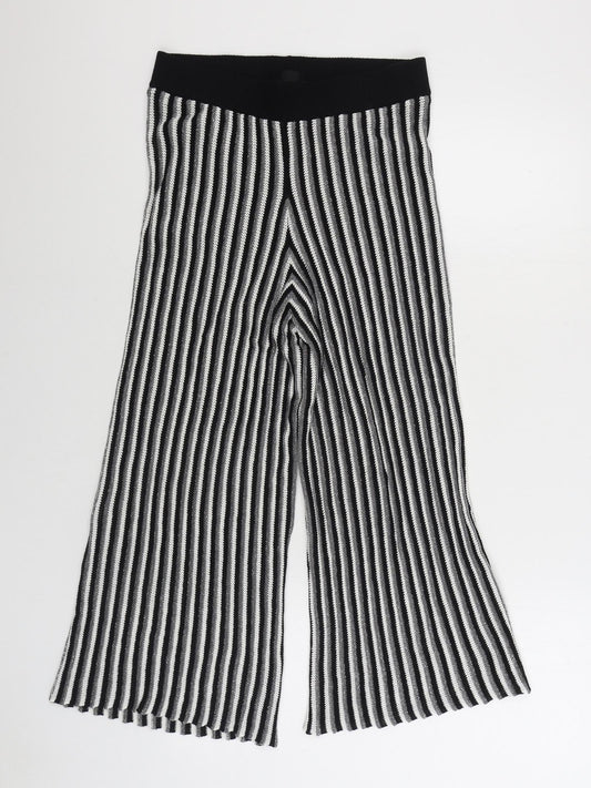 Womens UK Size 14 River Island Regular Fit Jogger Black Trousers