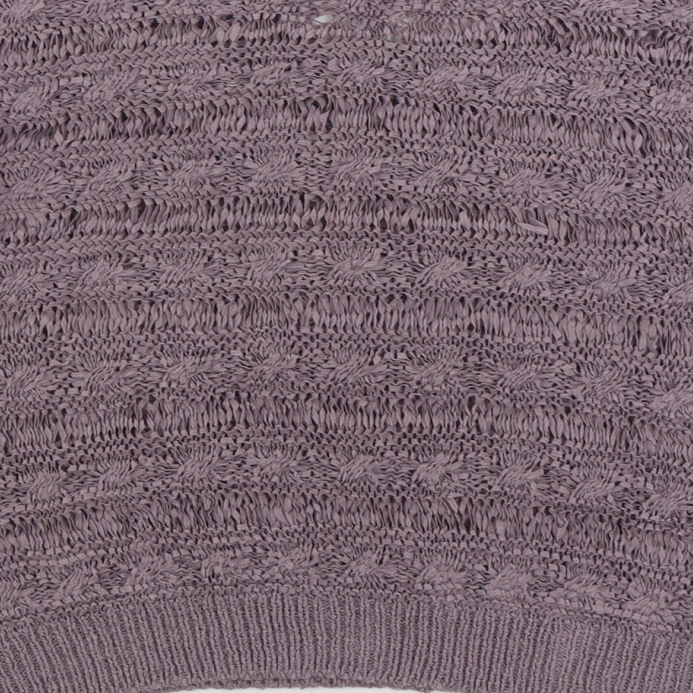 Womens UK Size 14 Papaya Purple Pullover Jumper
