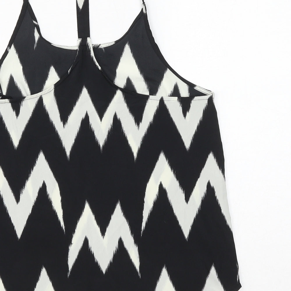 Womens UK Size 6 H&M Black Camisole Blouse