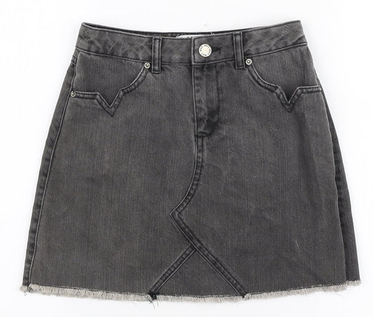 Womens UK Size 6 Miss Selfridge Mini Denim Skirt